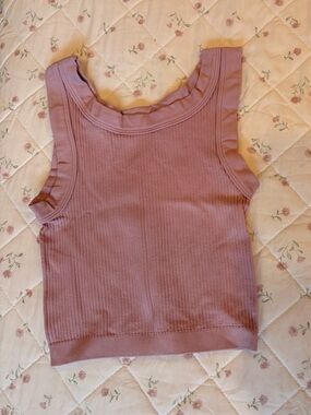 Out From Under Women's Ribbed Sleeveless Tank Top - Mauve